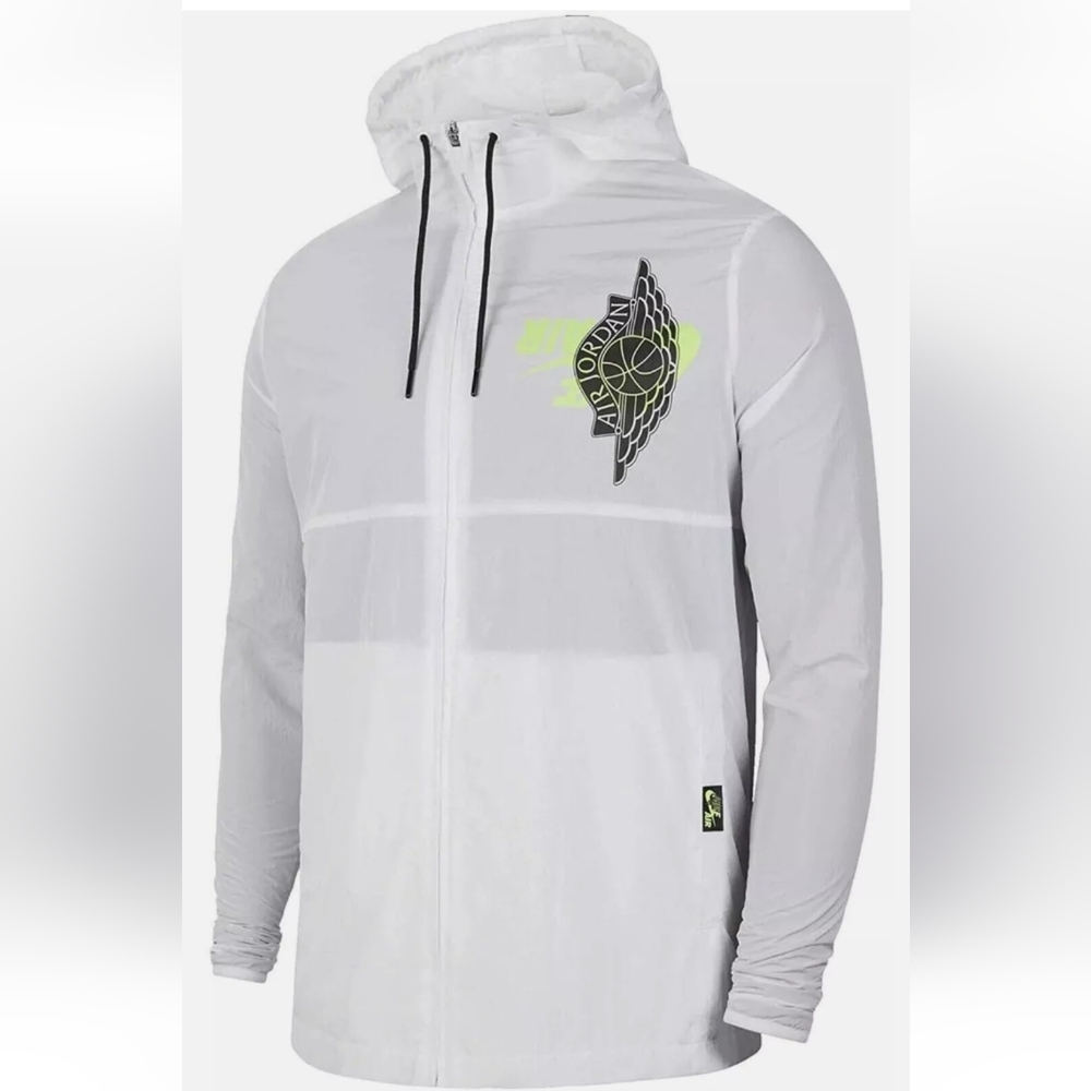 NWT Men's Nike Air Jordan Jumpman Wings Hooded Windbreaker Jacket - Picture 5 of 7